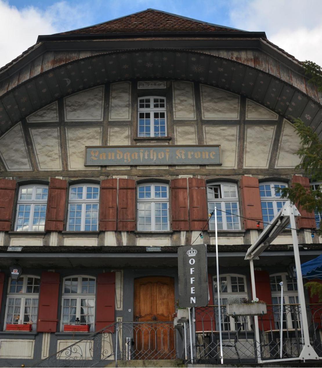 Hotel Krone Uetendorf Exterior foto